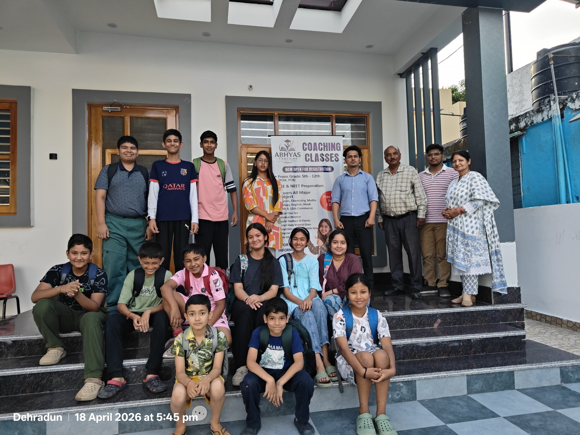Group of students and teachers